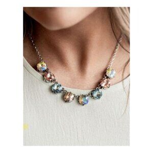 PAPARAZZI DREAMY DECORUM MULTI OIL SPILL NECKLACE NIP